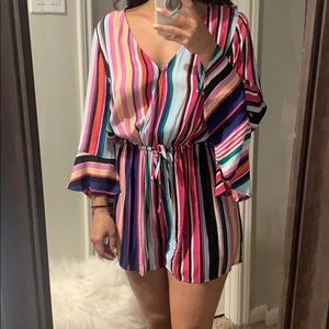 Striped Romper!
